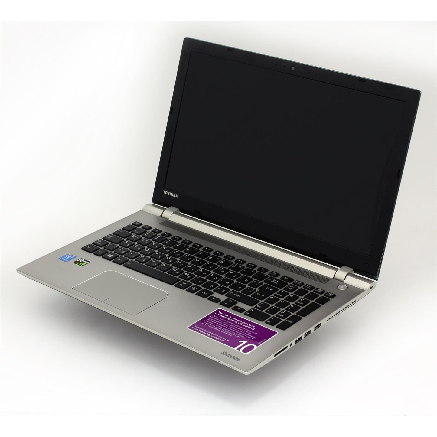 Toshiba Satellite Pro P50-C Windows 11 Laptop Intel i3 8GB RAM 128GB SSD 15" HD Webcam DVD Wifi BT -  Very Good Refurbished