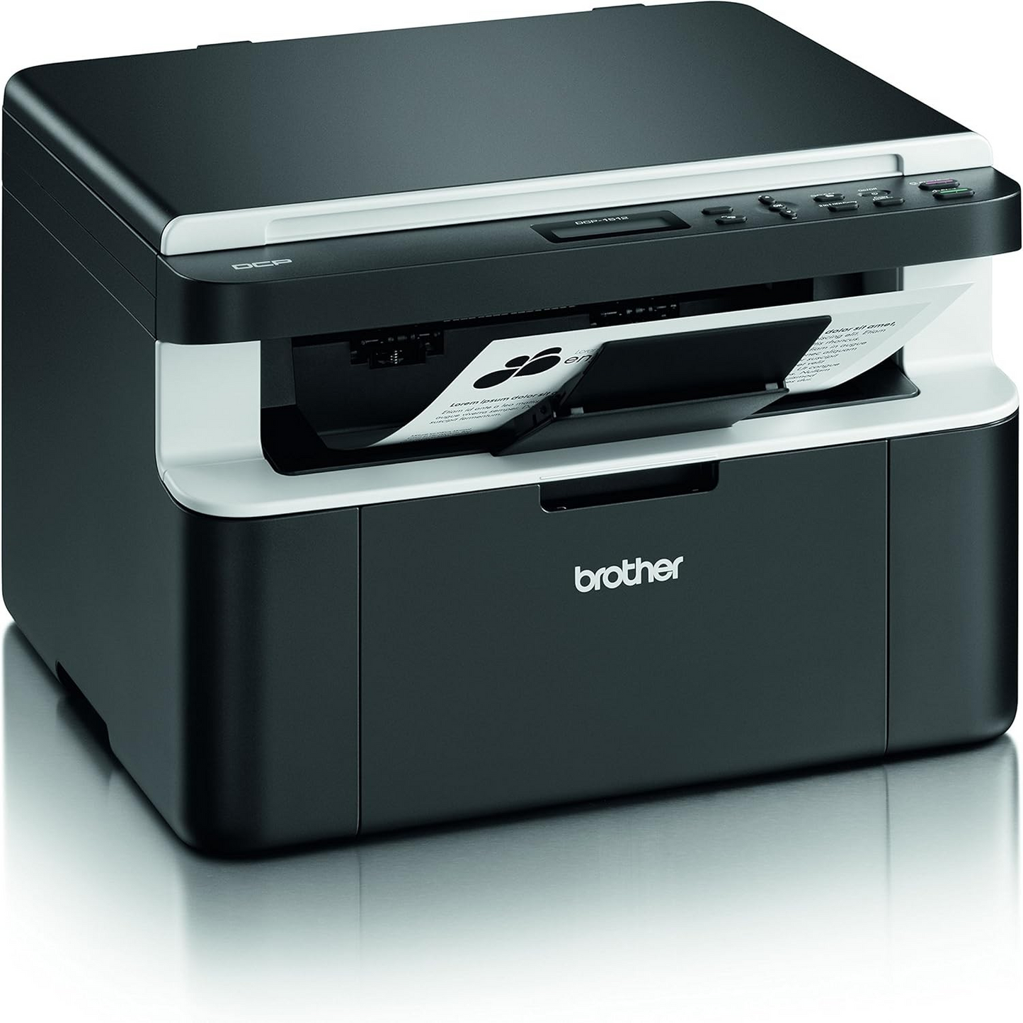 BROTHER DCP-1512 A4 AUTO DUPLEX NETWORK USB FAST 20PPM A4 MONO LASER PRINTER      - GOOD - REFURBISHED