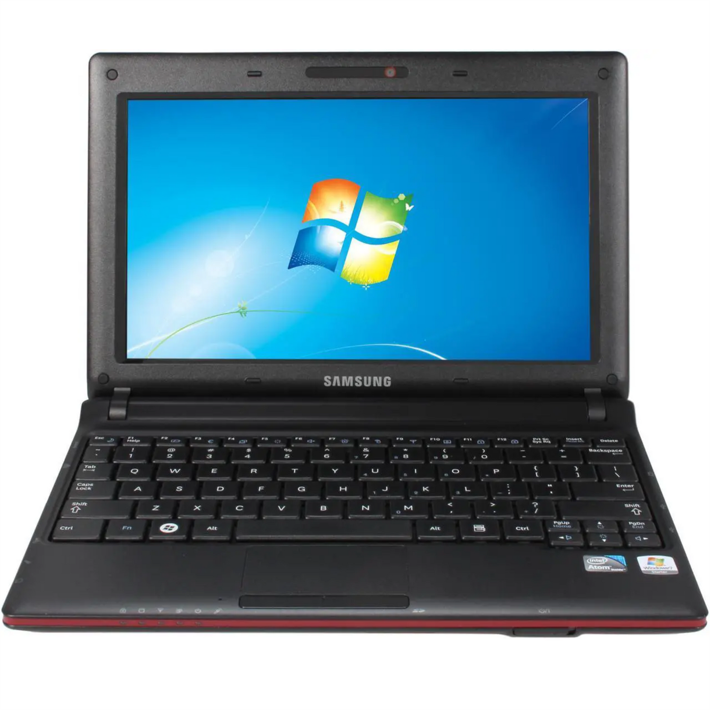 SAMSUNG N145 WINDOWS 11 LAPTOP 11"  INTEL ATOM  64GB SSD HD WEBCAM, WIFI, BT - VERY GOOD – REFURBISHED