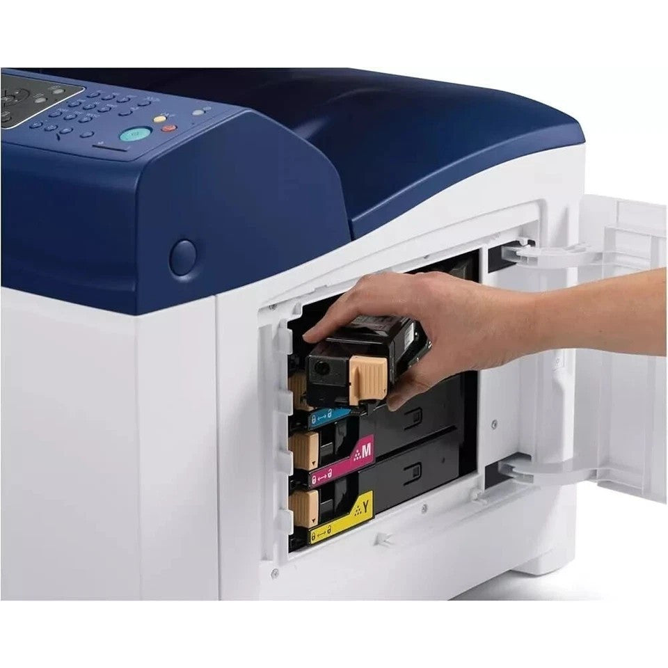 XEROX WORKCENTRE 6505N A4 COLOR LASER PRINTER 6505V_N MULTIFUNCTION + 100% TONER    - GOOD - REFURBISHED