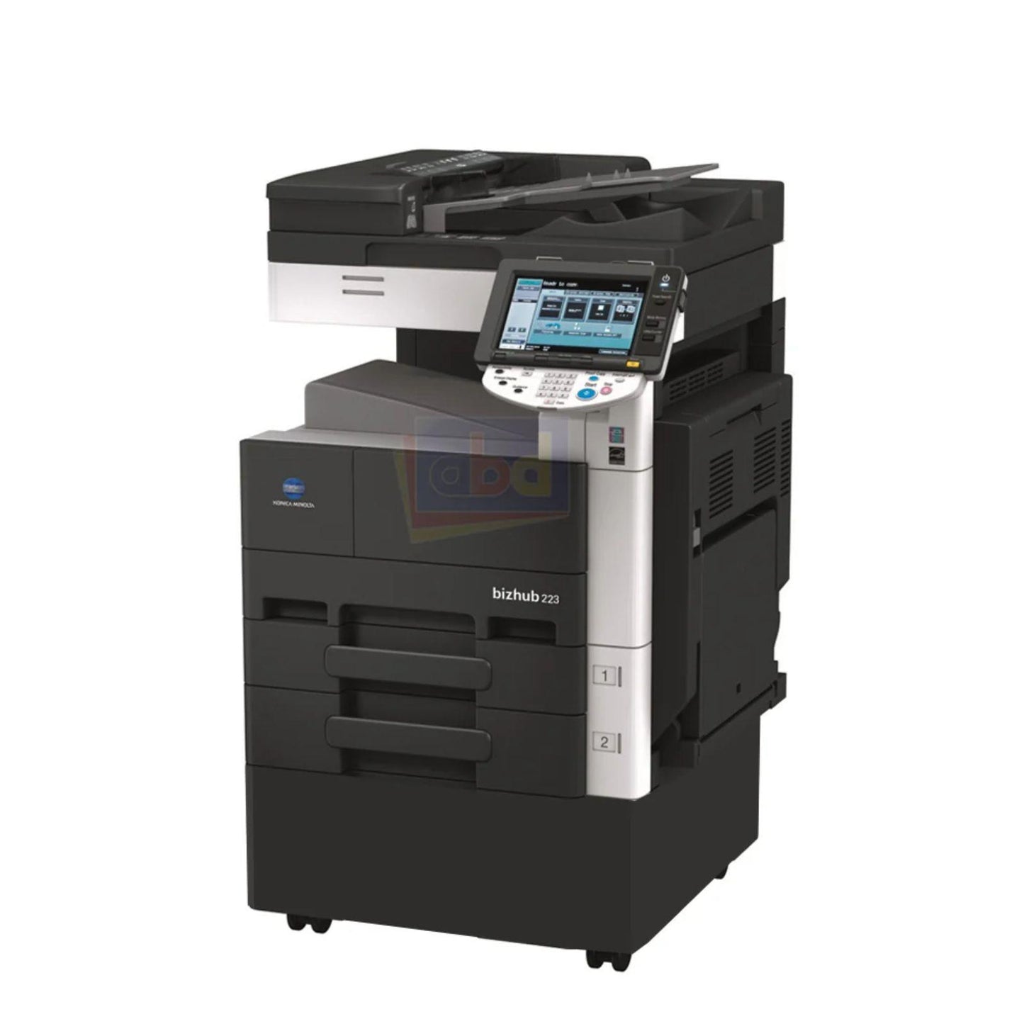 KONICA MINOLTA BIZHUB 223 A3 MONO MFP COPIER PRINTER SCAN DUPLEX NETWORK 22PPM   - GOOD  -  REFURBISHED