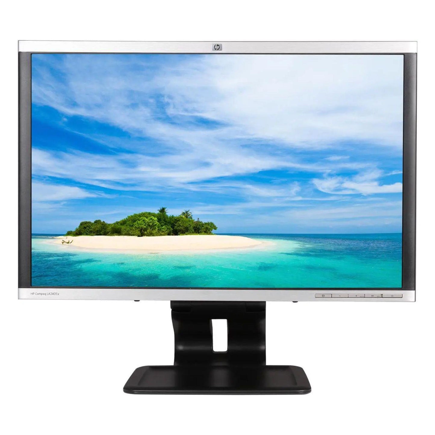 HP COMPAQ LA2405X 24" WUXGA 1920×1200 LED MONITOR DP DVI VGA / WITHOUT STAND  -  GOOD REFURBISHED