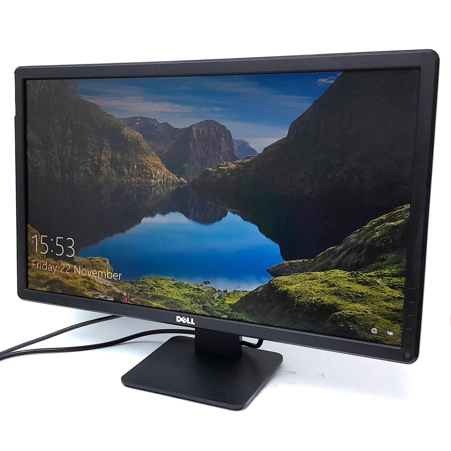 DELL E2414HT 24" FHD 1920X1080 LED COMPACT MONITOR HDMI VGA PORT / WITHOUT STAND  -  GOOD  REFURBISHED
