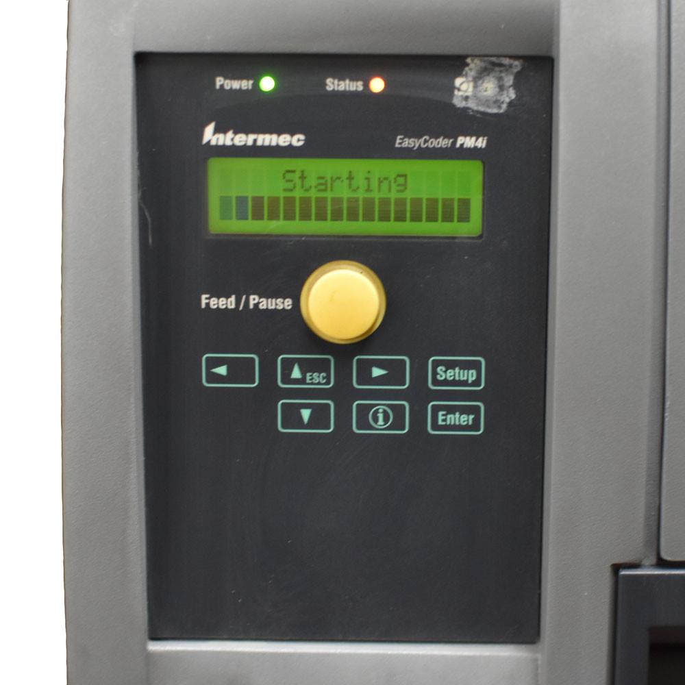 INTERMEC PM4I EASYCODER INDUSTRIAL THERMAL TRANSFER LABEL PRINTER 203 DPI USB Up to 10 IPS   -   GOOD - REFURBISHED