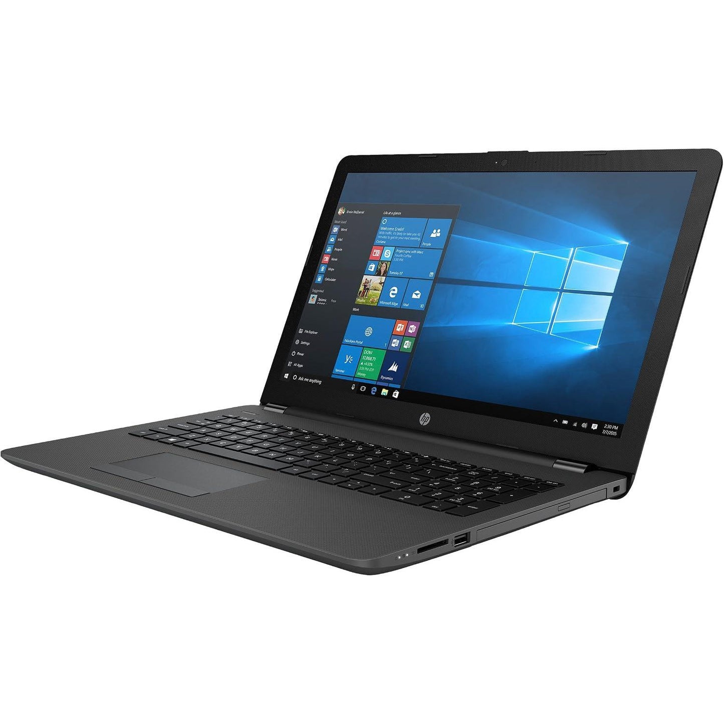 HP 255 G6 Windows 11 Laptop AMD A6 Radeon 8GB RAM 128GB SSD 15" FHD Webcam DVD WiFi BT  -  Very Good Refurbished