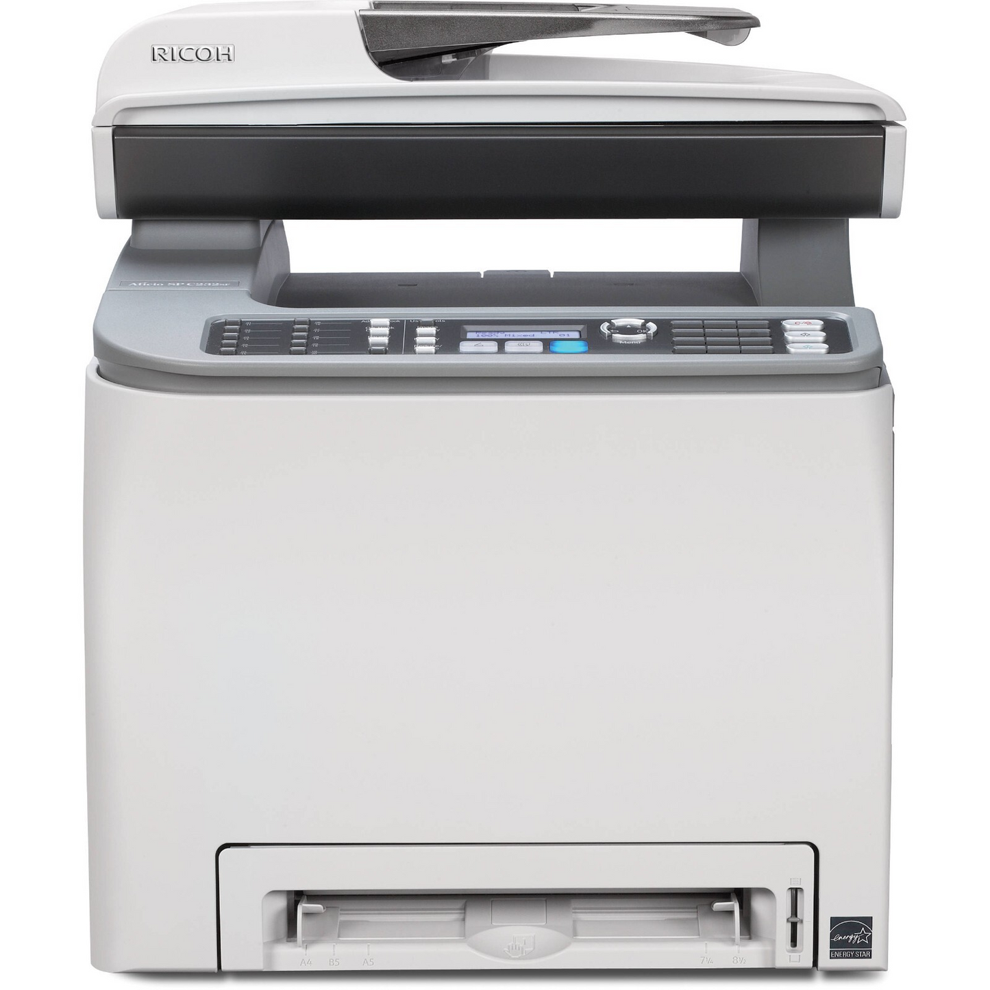 RICOH SP C232SF ALL-IN-ONE COLOR LASER 21PPM NETWORK OFFICE WORKSTATION FAST   -   GOOD - REFURBISHED