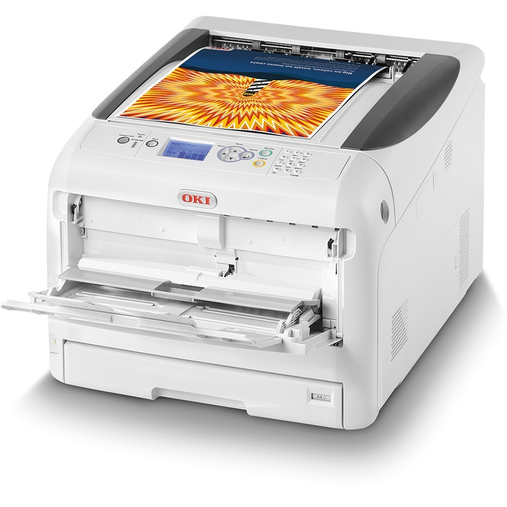 OKI C823DN WIDE FORMAT COLOR PRINTER DUPLEX GIGABIT LAN A3 BUSINESS WORKSTATION  -  GOOD - REFURBISHED