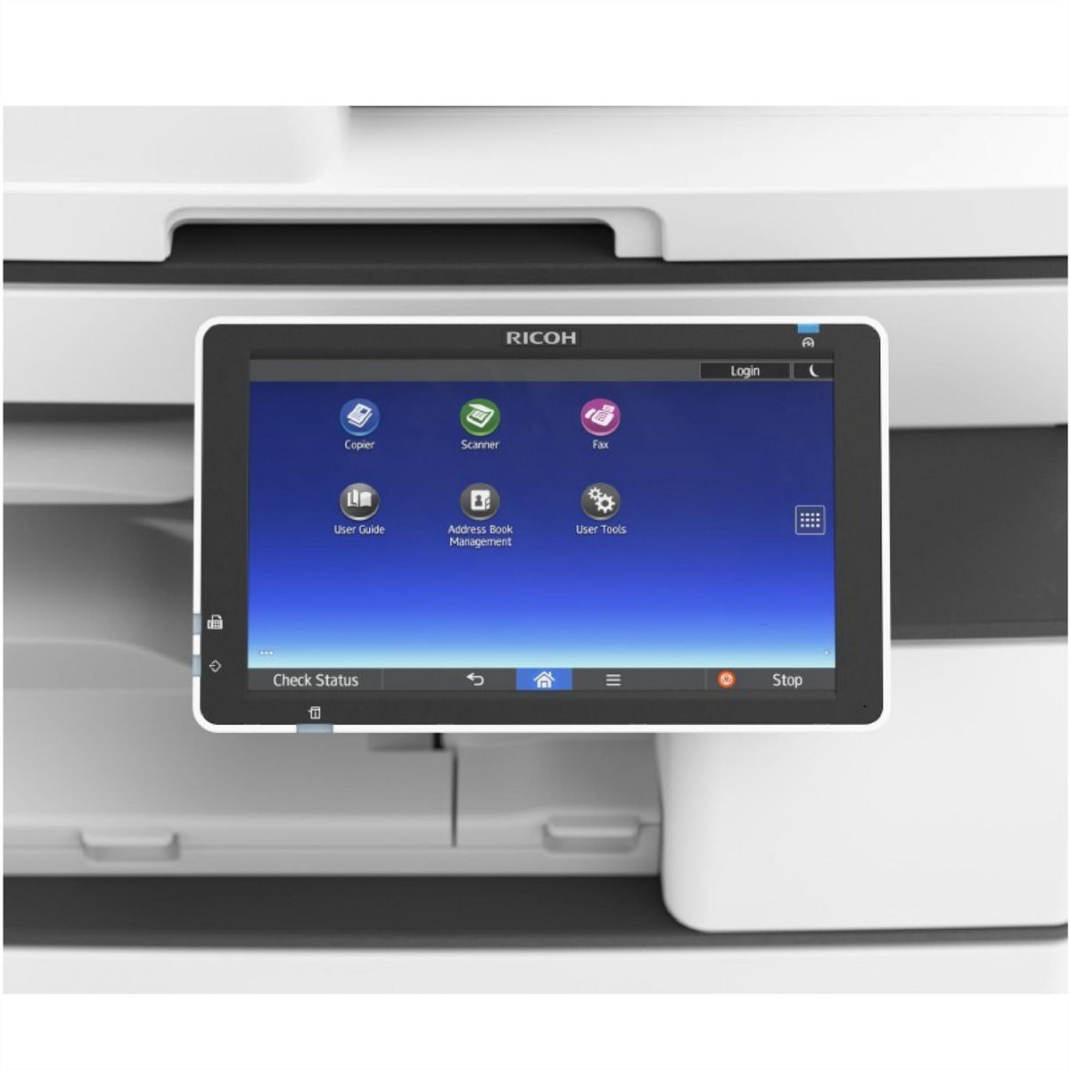 RICOH AFICIO MP C2504 LASER COLOR PRINTER COPIER SCAN DUPLEX A3 MFP 25PPM