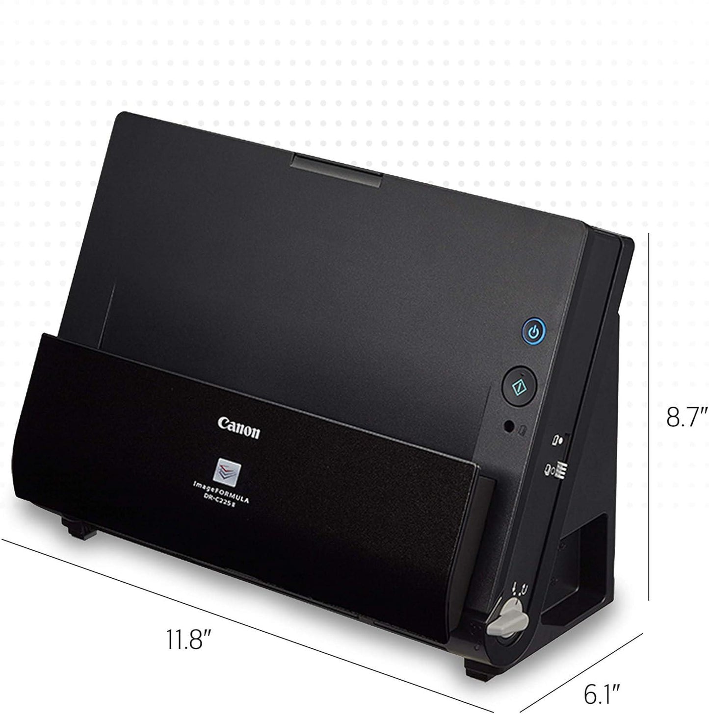 CANON IMAGEFORMULA DR-C225 II OFFICE DESKTOP DOCUMENT SCANNER USB BLACK