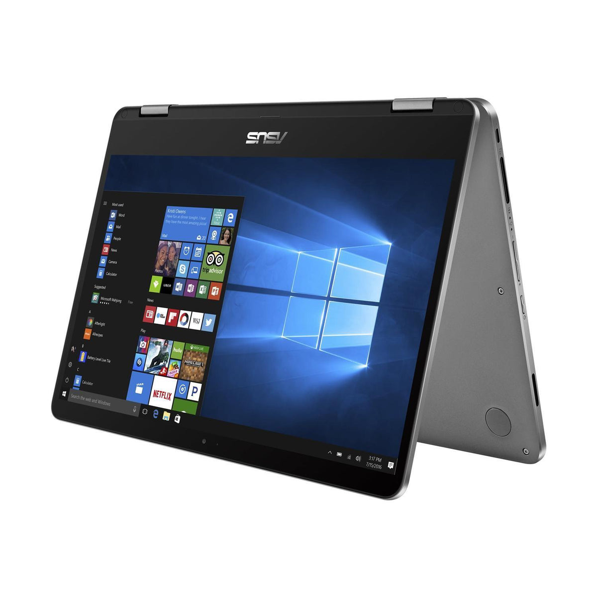 Asus Flip 14 TP410U Intel i3-8130U 128GB SSD Windows 11 14" FHD TouchScreen USB-C - Very Good Refurbished