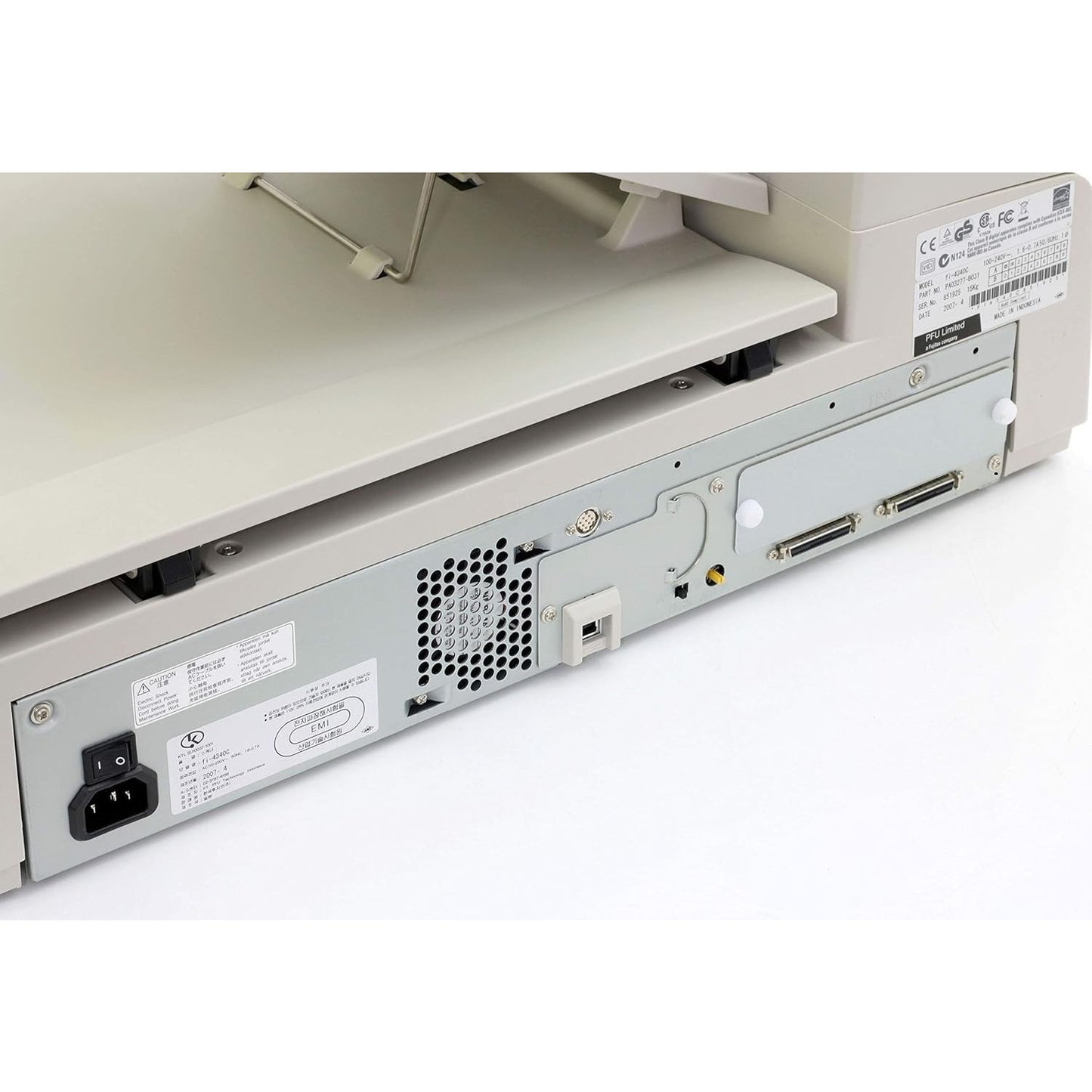FUJITSU FI-4340C A4 FLATBED COLOR SCANNER WITH ADF USB SCSI 40PPM 600DPI SCANNER    -   GOOD - REFURBISHED