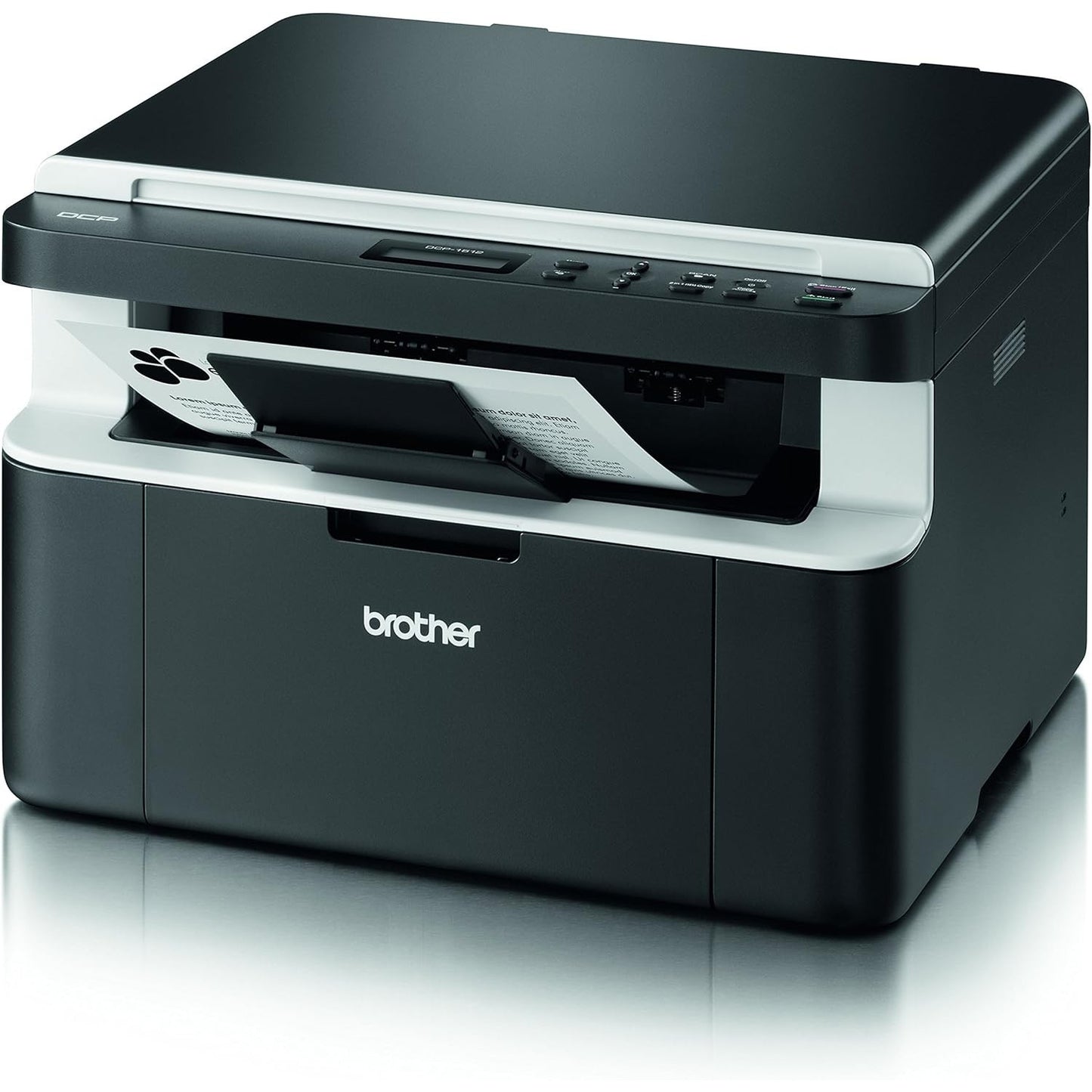 BROTHER DCP-1512 A4 AUTO DUPLEX NETWORK USB FAST 20PPM A4 MONO LASER PRINTER      - GOOD - REFURBISHED
