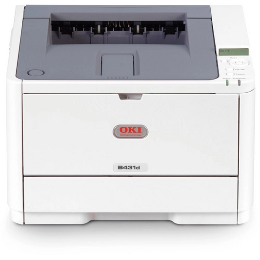 OKI B431DN DUPLEX USB NETWORK LED HIGH-SPEED 38PPM 1200DPI A4 MONO LASER PRINTER   -    GOOD -  REFURBISHED