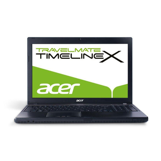Acer TravelMate 8573 Windows 11 Laptop Intel i3 500GB Storage 15" HD Webcam DVD Wifi BT Colour Black- Very Good - Refurbished