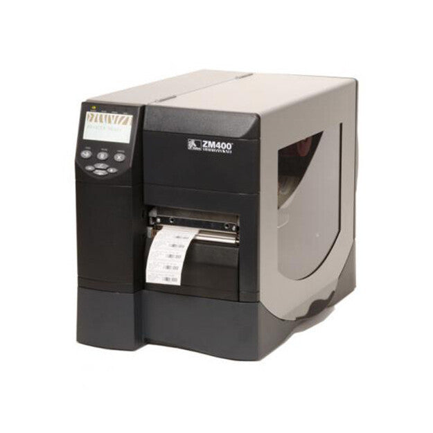 ZEBRA ZM400 INDUSTRIAL THERMAL TRANSFER BARCODE USB NETWORK 203DPI LABEL PRINTER   -   EXCELLENT - REFURBISHED