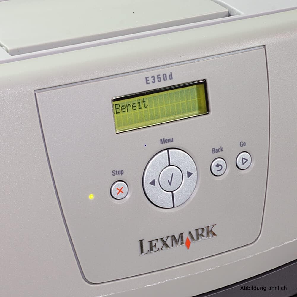 LEXMARK E350D A4 USB PARALLEL DUPLEX MONO LASER PRINTER 33S0400 /NO TONER & DRUM    -   USED