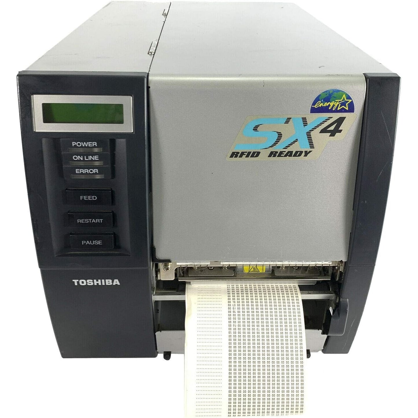 TOSHIBA TEC B-SX4 INDUSTRIAL THERMAL TRANSFER USB ETHERNET 203DPI LABEL PRINTER    -   USED