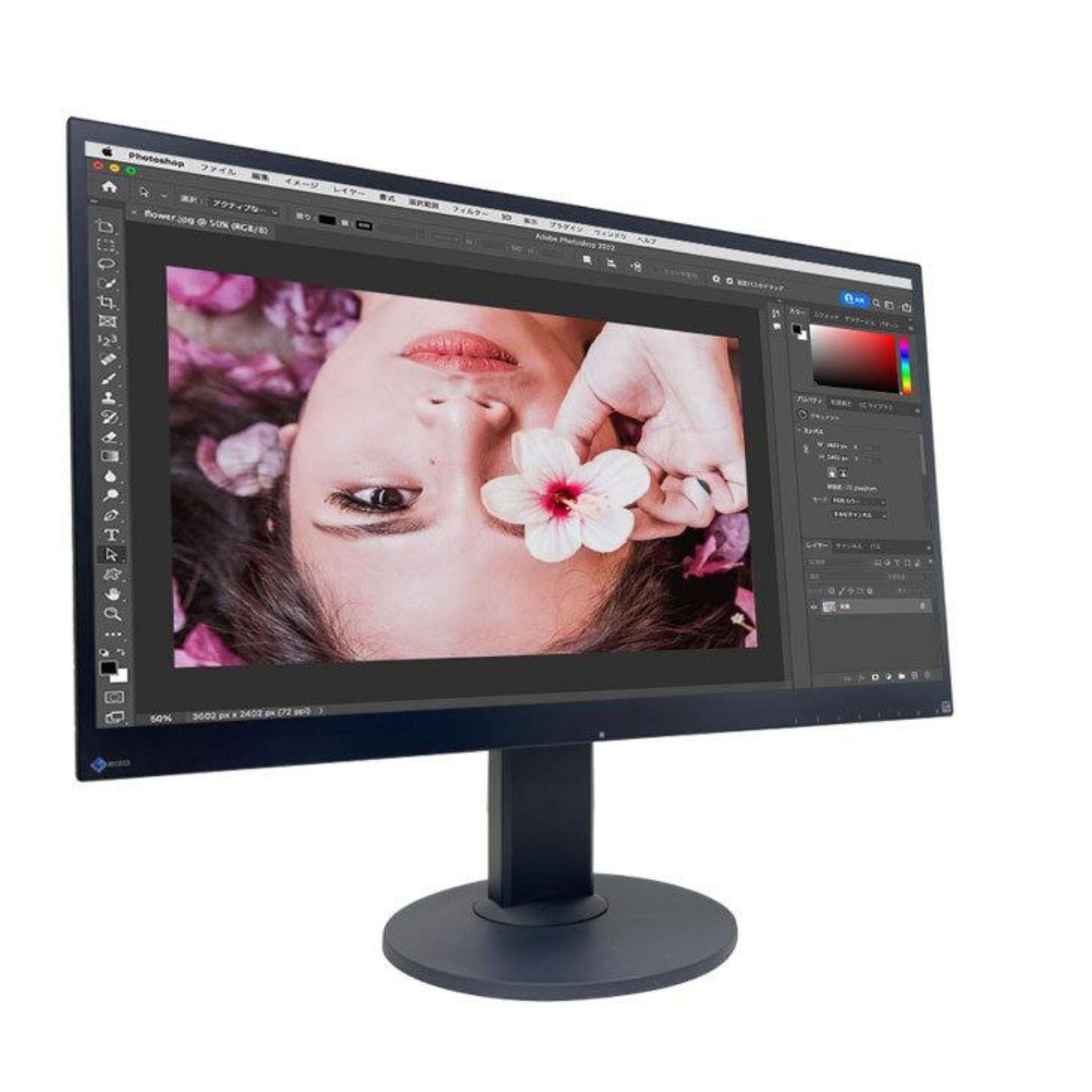 EIZO EV2750 27" WQHD 2560X1440 IPS LED MONITOR DP DVI HDMI PORT / WITHOUT STAND MONITOR FOR HOME & OFFICE USE  -  GOOD REFURBISHED