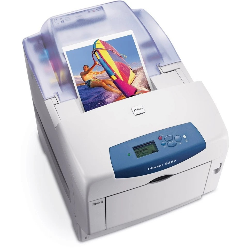 XEROX PHASER 6360DN A4 DUPLEX NETWORK 1200DPI 40PPM FAST COLOUR LASER PRINTER   -    GOOD - REFURBISHED