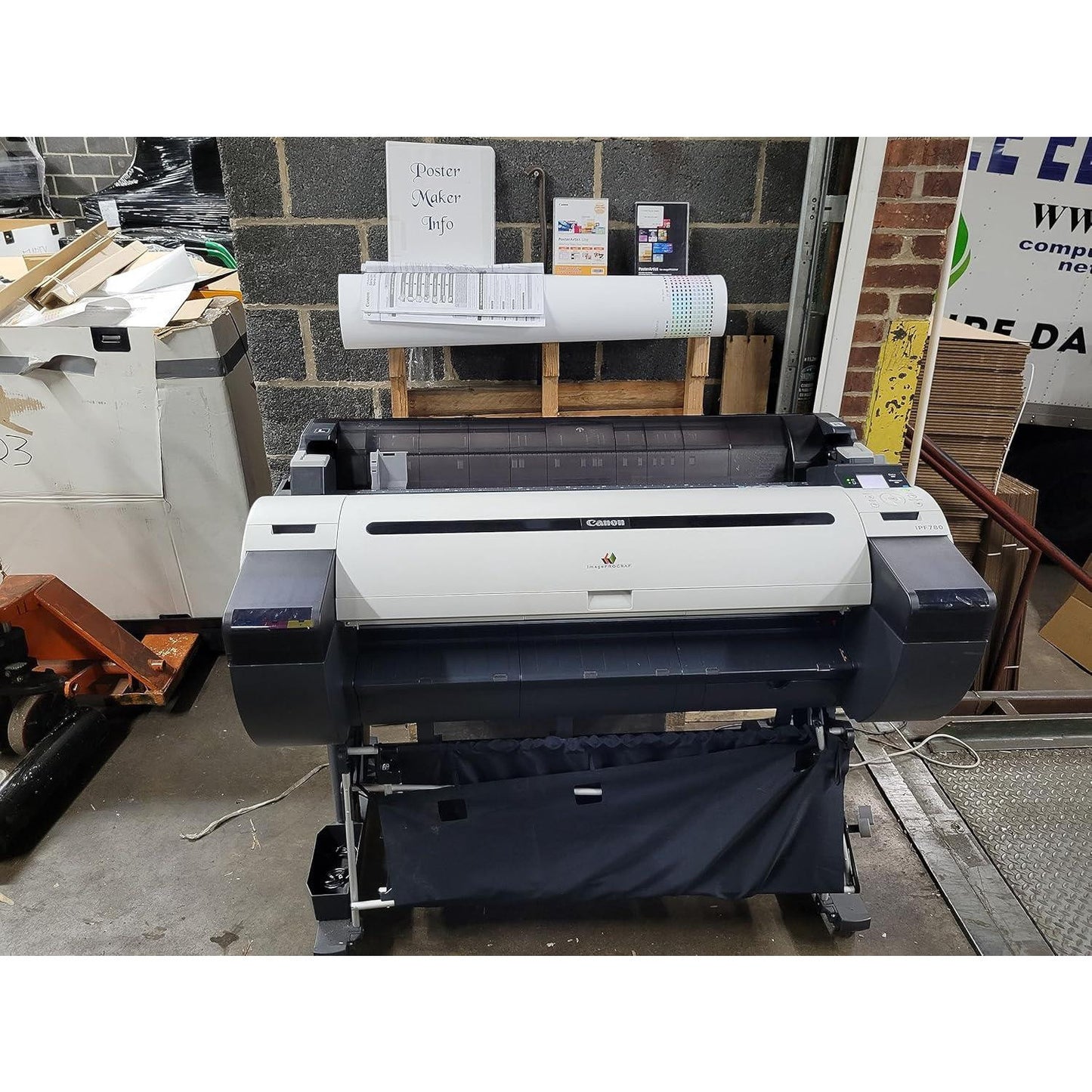 CANON IMAGEPROGRAF IPF780 LARGE FORMAT PRINTER 36-INCH 2400X1200 DPI ETHERNET