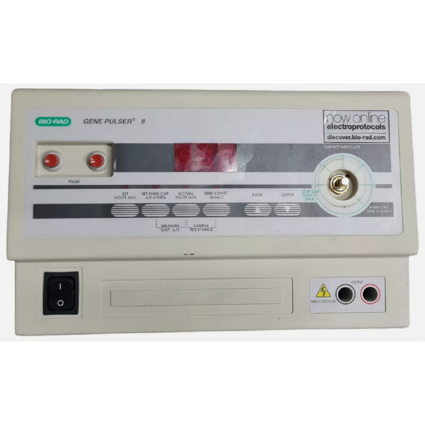 BIO-RAD GENE PULSER II ELECTROPORATION APPARATUS WITH PULSE CONTROLLER