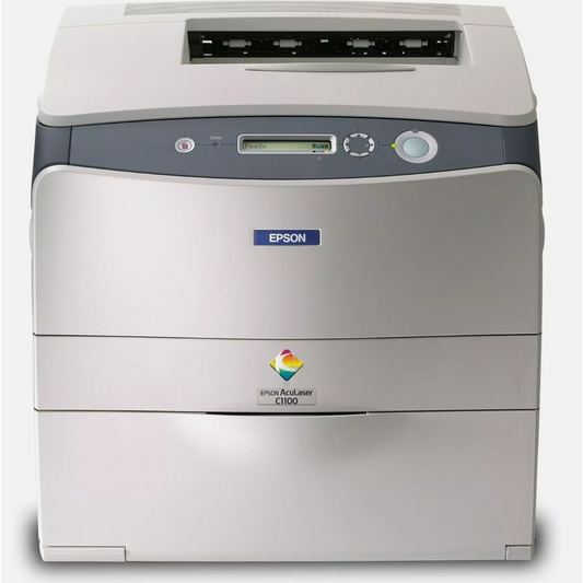 EPSON ACULASER C1100N USB & NETWORK 600DPI A4 COLOR LASER PRINTER + 60% TONER