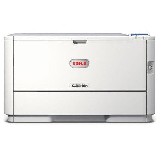 OKI C321DN DUPLEX NETWORK USB FAST 22PPM WORKGROUP A4 COLOR LED LASER PRINTER
