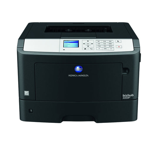 KONICA MINOLTA BIZHUB 4000P DUPLEX NETWORK DESKTOP A4 MONO LASER PRINTER + TONER
