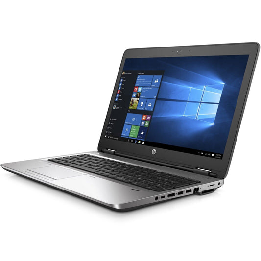 HP 650 G3 WINDOWS 11 LAPTOP INTEL I5 128GB SSD 8GB RAM 15" FHD USB C WEBCAM BT