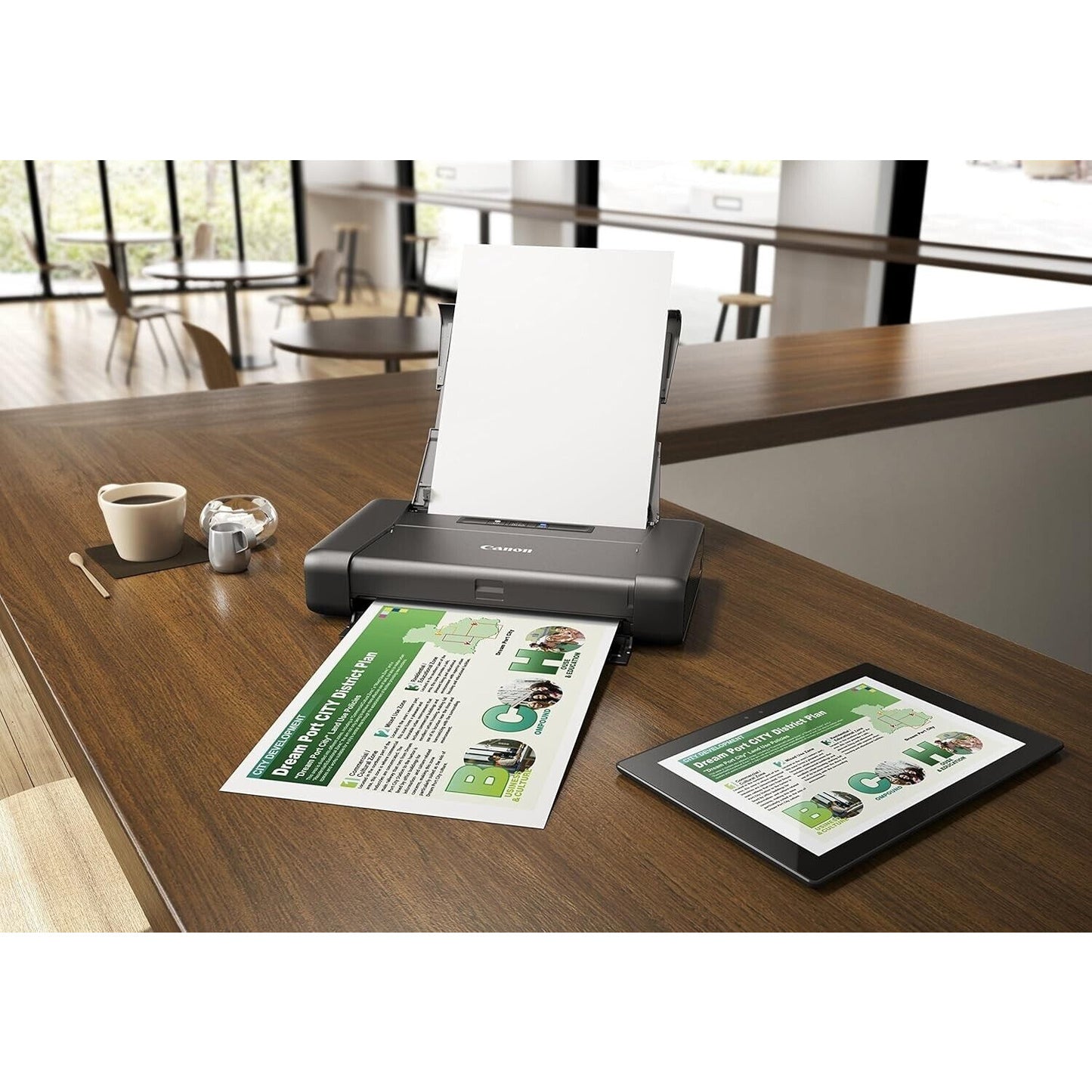 CANON PIXMA IP110 MOBILE USB WIRELESS A4 COLOR COMPACT INKJET PRINTER 9596B008AA