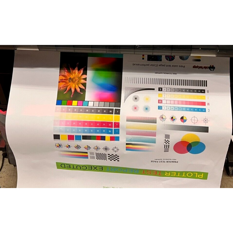 EPSON STYLUS PRO 9890 PHOTO 44" WIDE LARGE FORMAT NETWORK PRINTER PLOTTER K126A