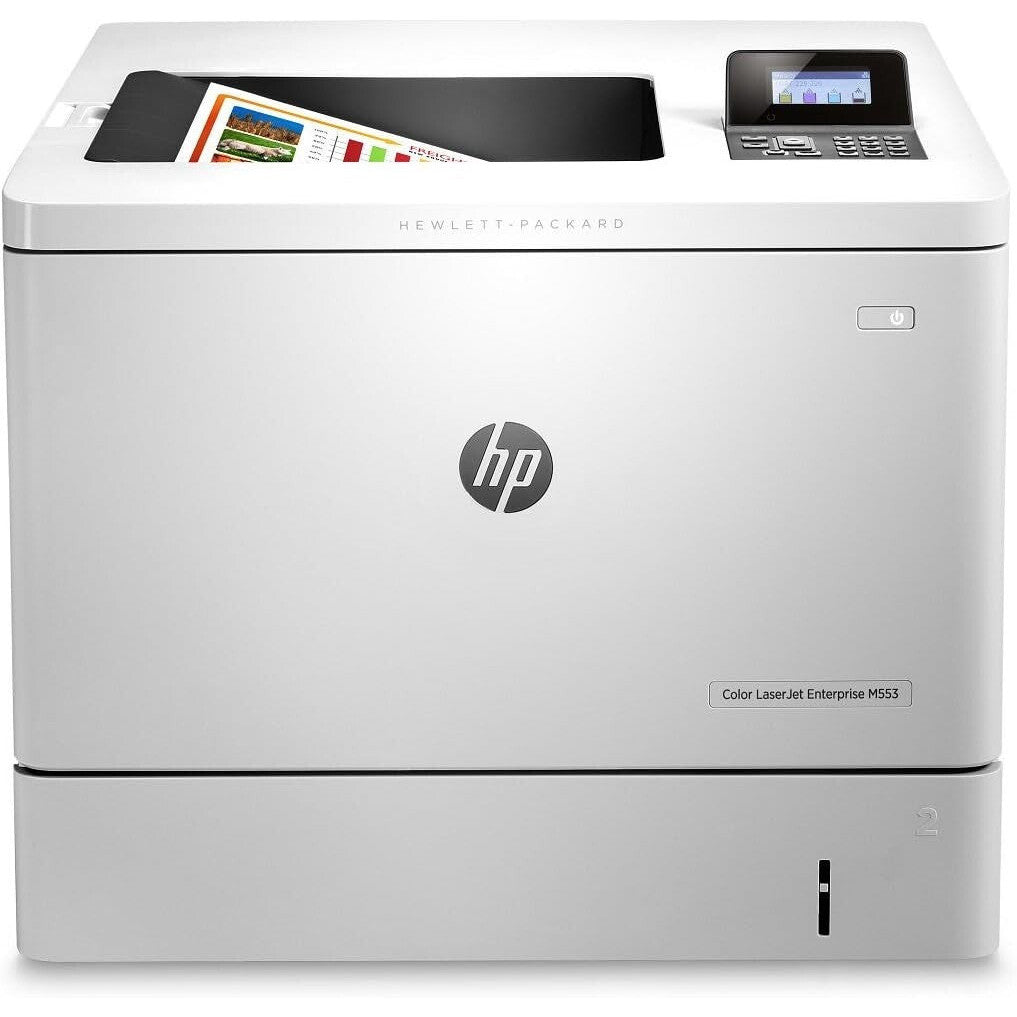 HP COLOR LASERJET M553N A4 NETWORK USB DESKTOP FAST WORKGROUP LASER PRINTER