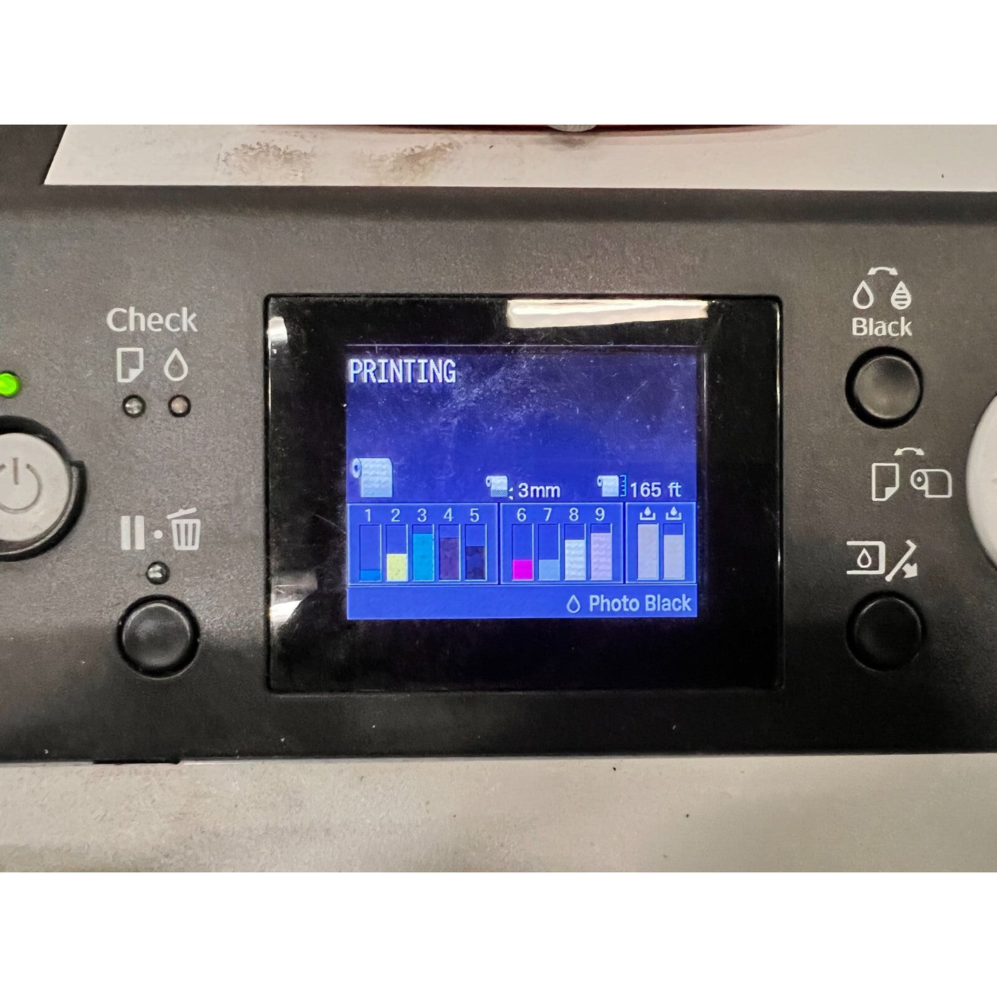 EPSON STYLUS PRO 9890 PHOTO 44" WIDE LARGE FORMAT NETWORK PRINTER PLOTTER K126A
