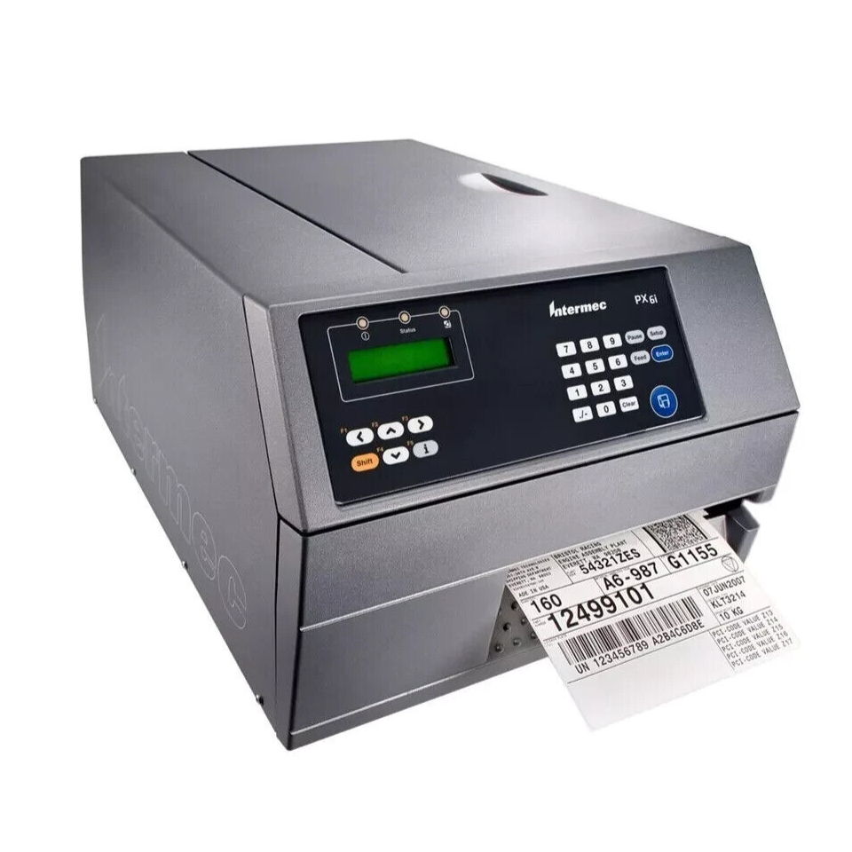 HONEYWELL INTERMEC PX6I 203DPI THERMAL TRANSFER USB+LAN INDUSTRIAL LABEL PRINTER