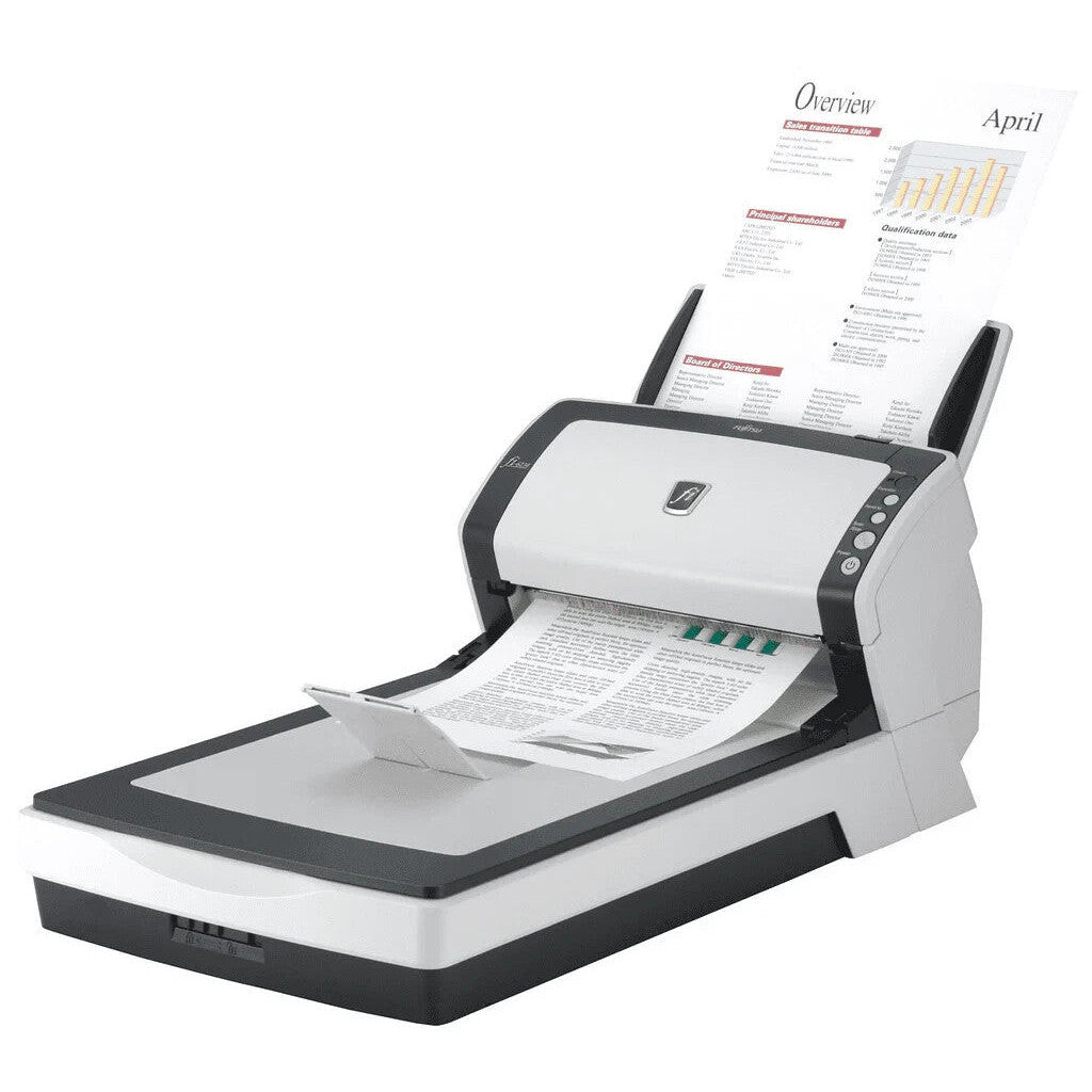 FUJITU Fi-6230 HIGH SPEED DUPLEX DOCUMENT SCANNER WITH FLATBED AND TRAYS