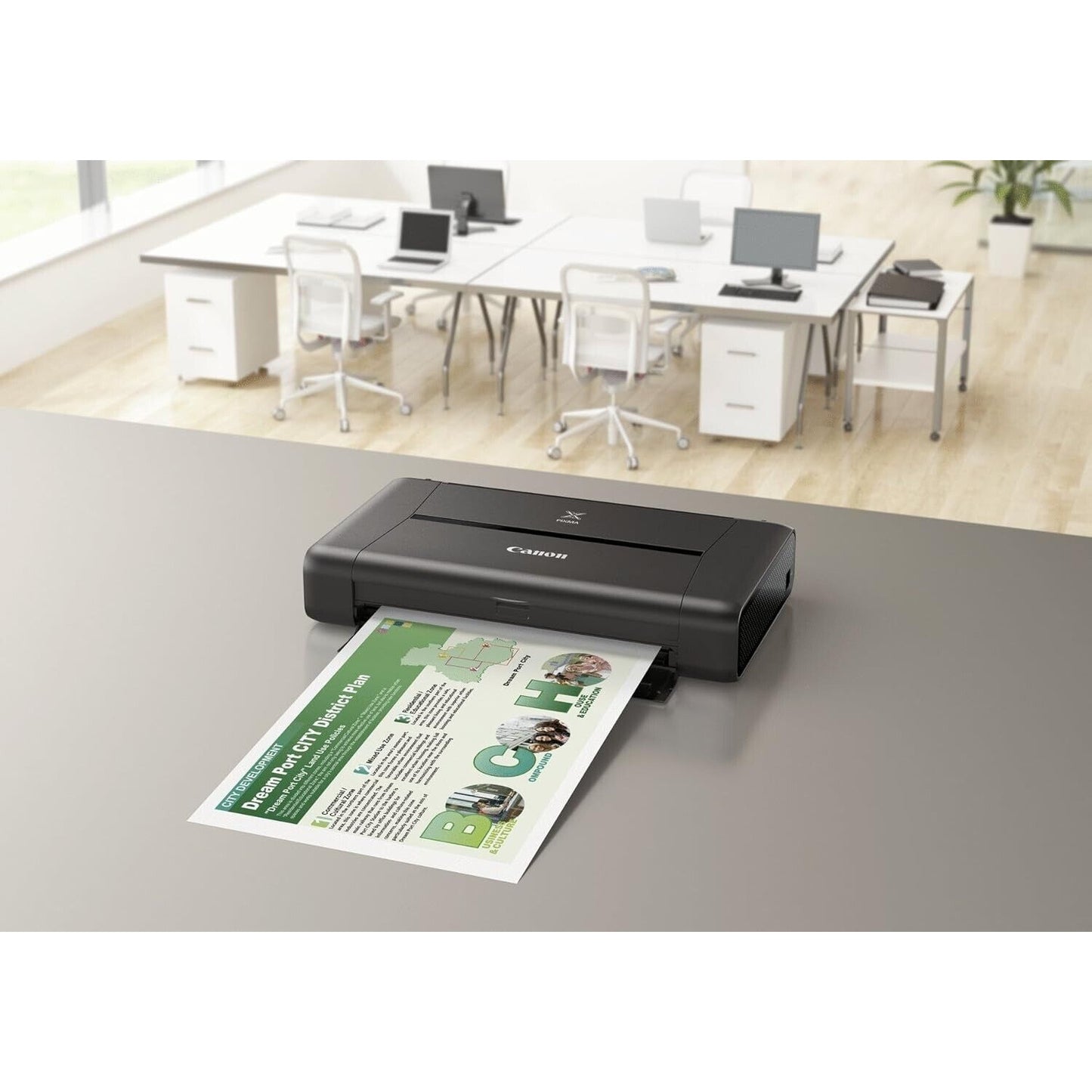 CANON PIXMA IP110 MOBILE USB WIRELESS A4 COLOR COMPACT INKJET PRINTER 9596B008AA
