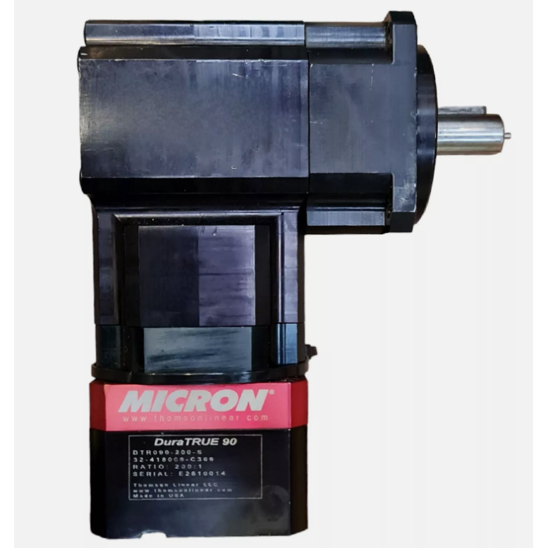 THOMSON MICRON PLANETARY GEARBOX DURATRUE 90 DTR090-200-S 32-418006-C366 200:1