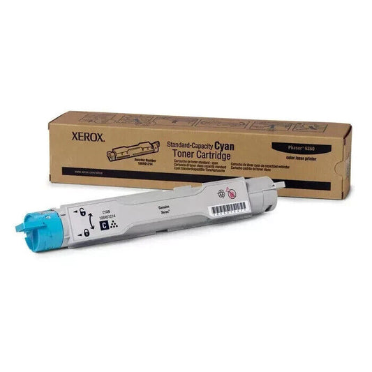 NEW SEALED GENUINE XEROX 106R01214 CYAN TONER CARTRIDGE (5,000 PAGES) FOR 6360