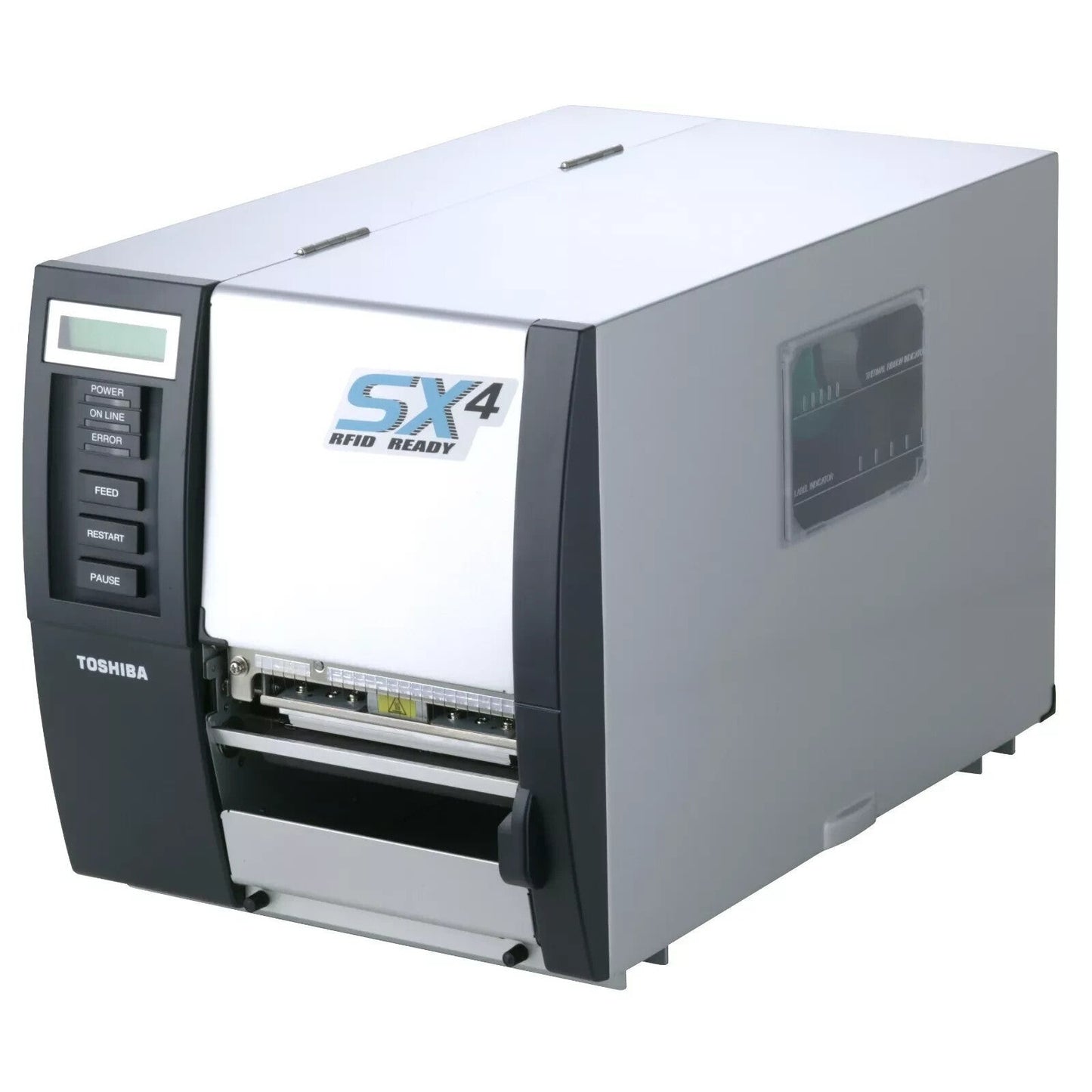 TOSHIBA B-SX4T-GS20-QM-R PARALLEL/SERIAL INDUSTRIAL FAST THERMAL LABEL PRINTER