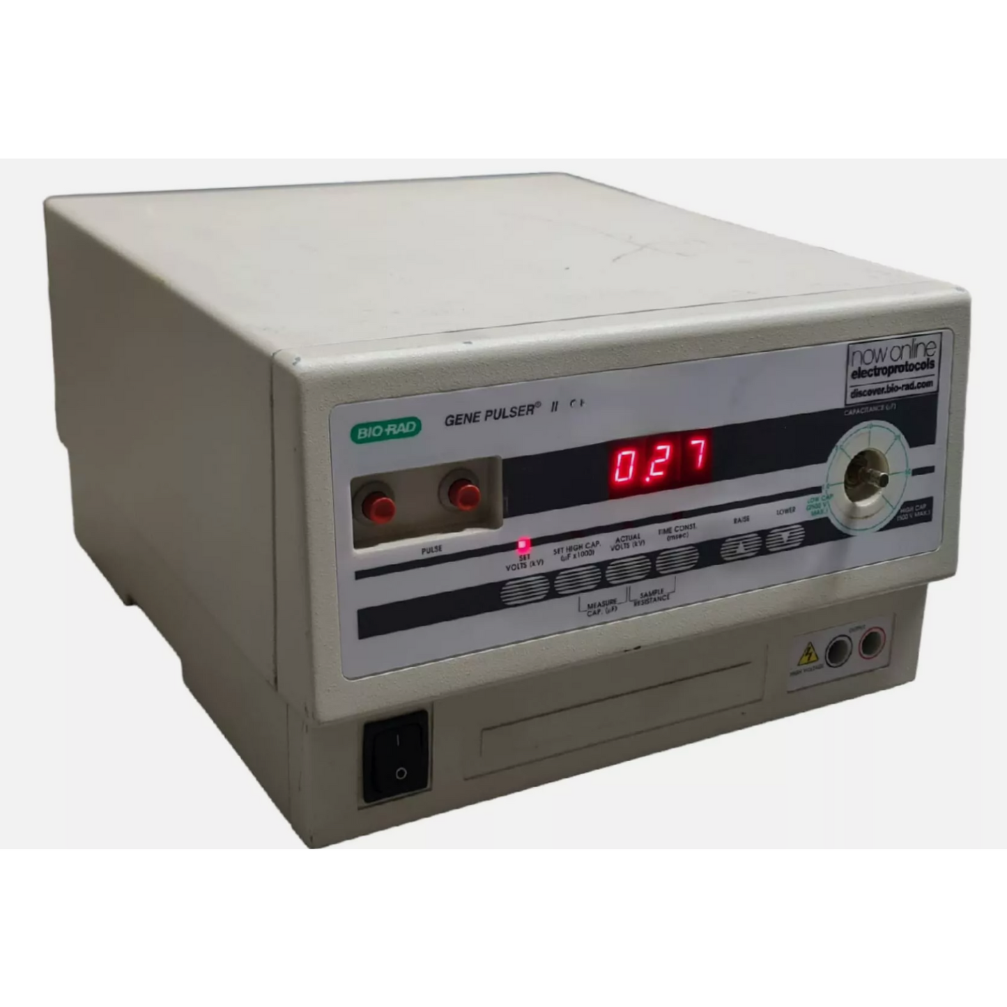 BIO-RAD GENE PULSER II ELECTROPORATION APPARATUS WITH PULSE CONTROLLER