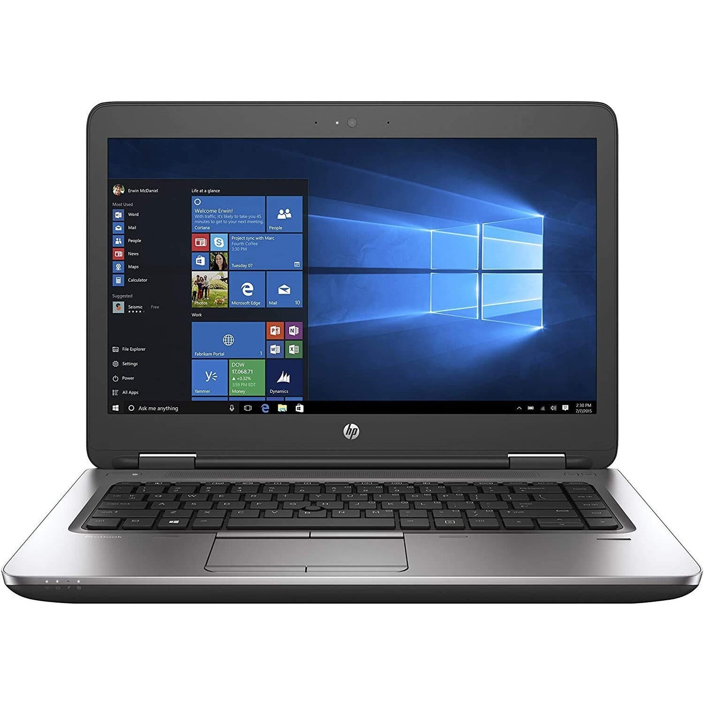 HP 640 G2 WINDOWS 11 LAPTOP INTEL I5 8GB RAM 128GB SSD 14" FHD WEBCAM USB C