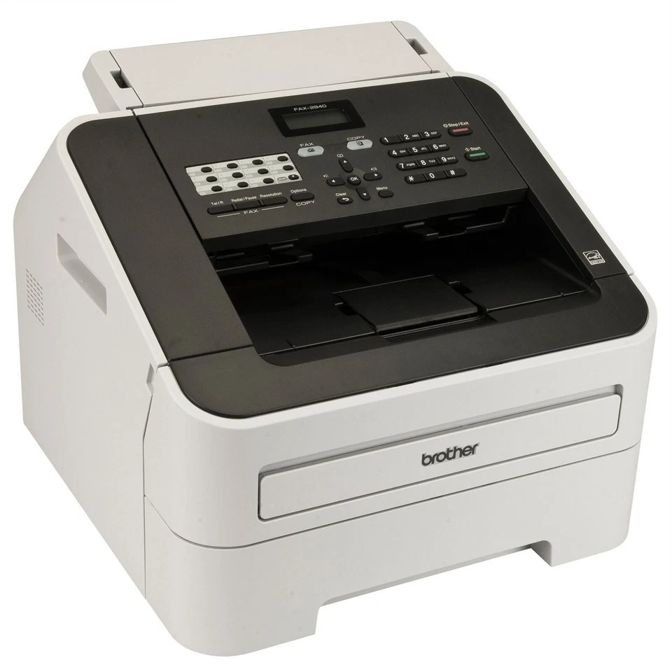 BROTHER FAX-2840 A4 MONO LASER FAX AIO MACHINE WITH TONER 33.6KBPS MODEM 22CPM    -   VERY GOOD - REFURBISHED