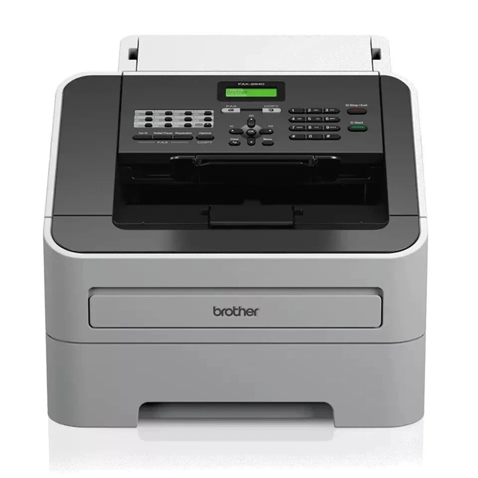 BROTHER FAX-2840 A4 MONO LASER FAX AIO MACHINE WITH TONER 33.6KBPS MODEM 22CPM
