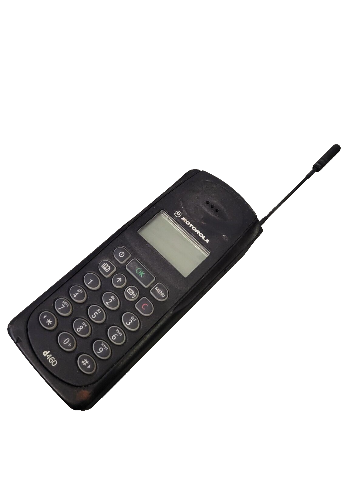 Vintage Motorola D460 Microtac WITH Antenna Cell Phone Classical Device