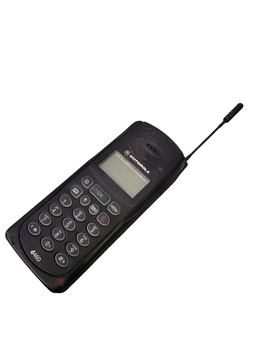 Vintage Motorola D460 Microtac WITH Antenna Cell Phone Classical Device