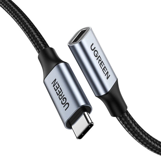 UGREEN 100W USB C EXTENSION 10GBPS 4K USB 3 MALE - FEMALE THUNDERBOLT 0.5M CABLE