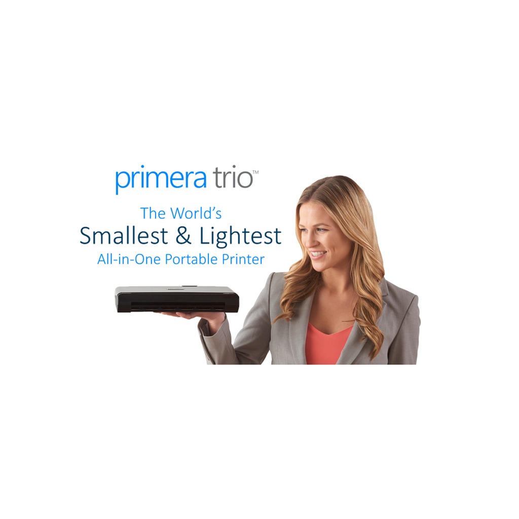 PRIMERA TRIO ALL-IN-ONE PORTABLE PRINTER WITH PSU AND BATTREY SCANNER ISSUE