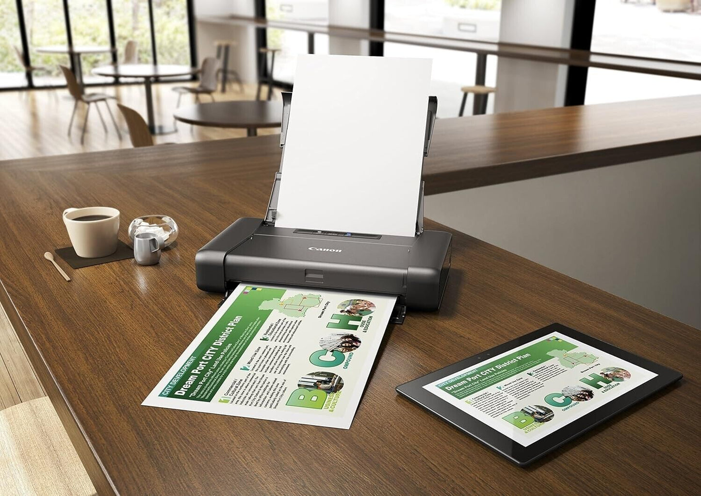 9596B008AA CANON PIXMA IP110 MOBILE USB WIRELESS A4 COLOR COMPACT INKJET PRINTER