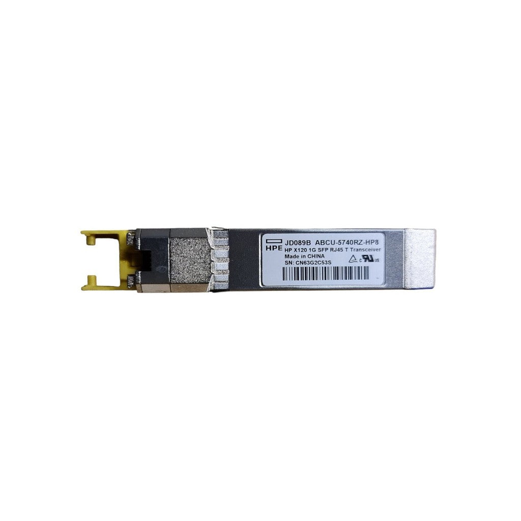 3 x HPE JD089B ABCU-5740RZ-HP8 HPE X120 1G SFP RJ45 T TRANSCEIVER