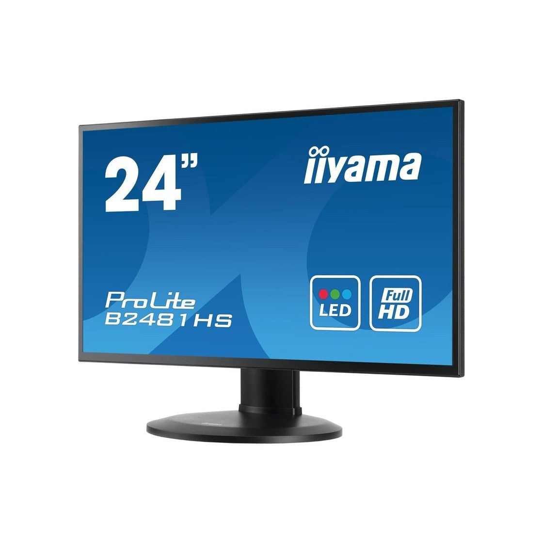 IIYAMA PROLITE B2481HS-B1 FULL HD 24"WIDESCREEN BUILT-IN SPEAKER MONITOR DISPLAY